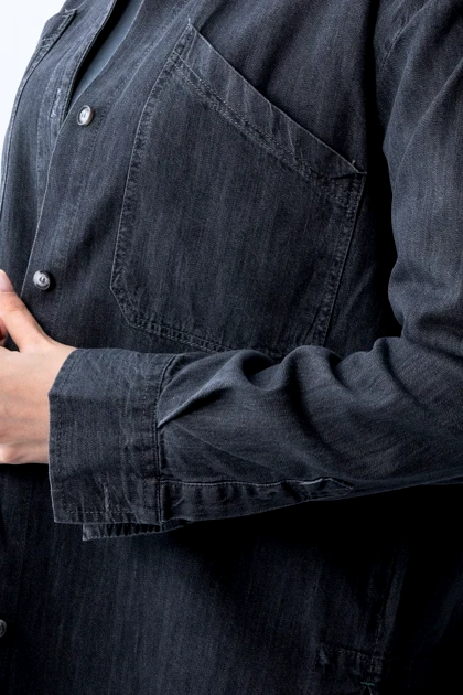 شومیز آستین بلند جین زنانه