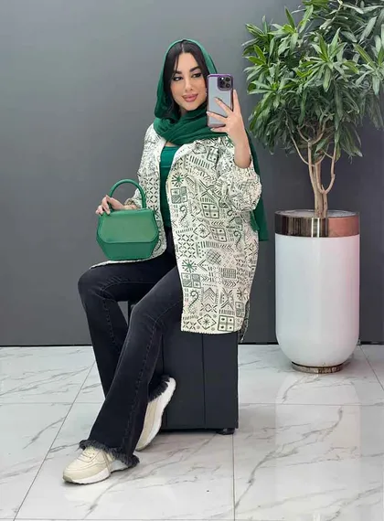 مانتو طرحدار سنتی