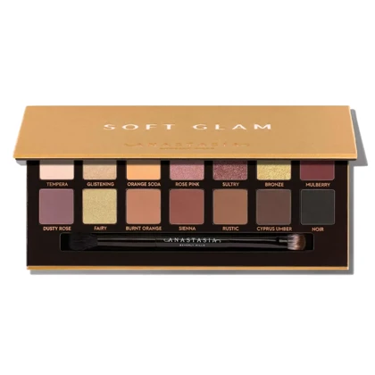 پالت سایه چشم پودری 14 رنگ آناستازیا مدل Soft Glam