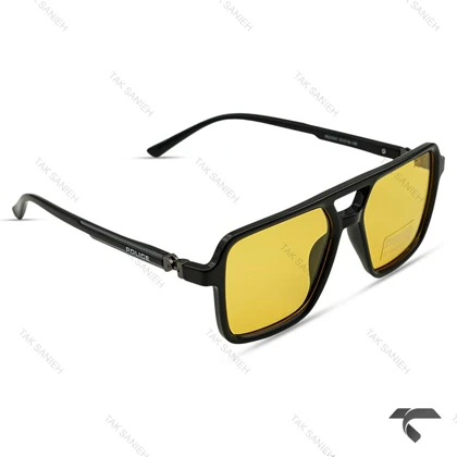 عینک نایت ویژن پلیس RE2593-3 مردانه دسته 360 درجه پلاریزه Police-10014-G