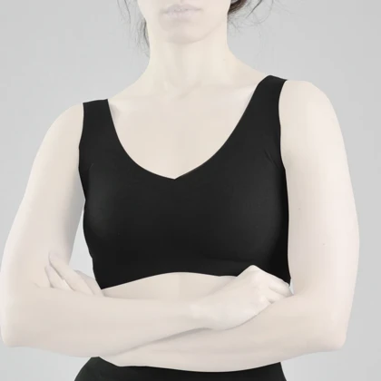 نیم‌تنه ورزشی زنانه مدل 4C0433 مشکی