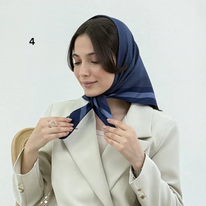 مینی اسکارف زنانه دیور طرح خال‌خالی | آی بولک