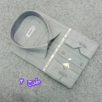 پیراهن طرحدار مردانه قواره ازاد ( قواره کلاسیک ) _ استین بلند