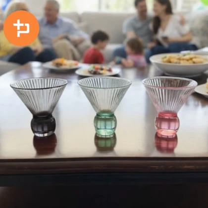 دسر خوری پایه دار شیاردار