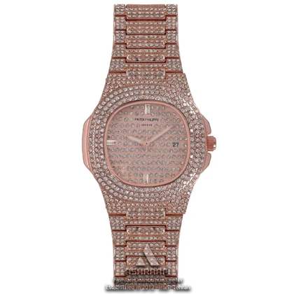 پتک فیلیپ نگین‌دار Patek Philippe Nautilus Full Diamond R