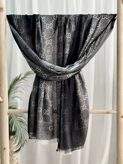 شال نخ ابریشم طیفی گوچی 20543