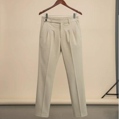 شلوار بنگال مام فیت مدل radin-کرم