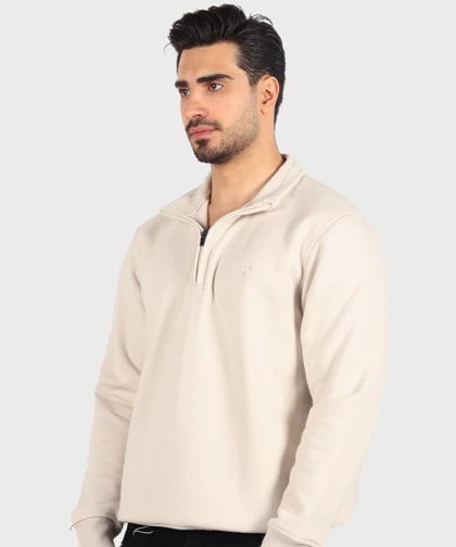 دورس نیم زیپ مردانه ساده 0653
