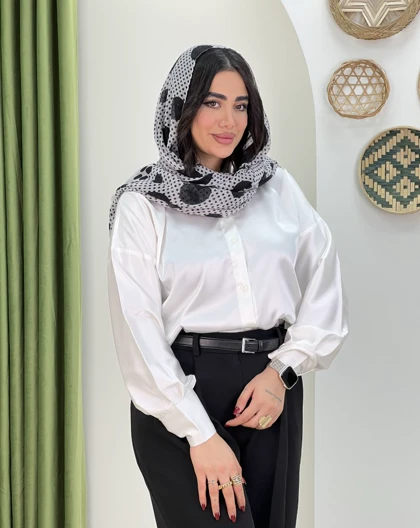 شومیز ساتن آتوسا(73)کد:4654