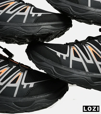 کفش کتانی بزرگ پا مشکی نارنجی Salomon X ULTRA