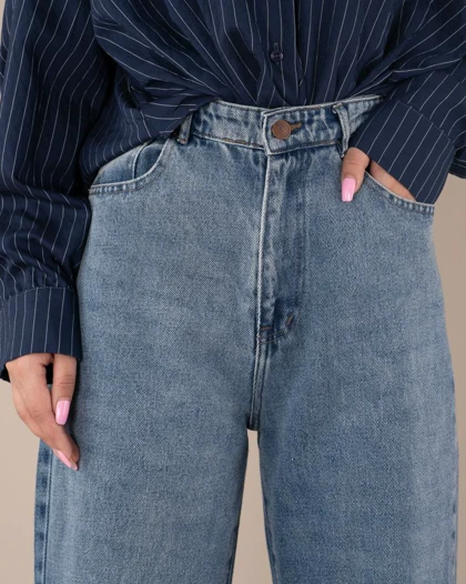 جین فلر بگ آبی LV ( قد 110 ) کد 41107