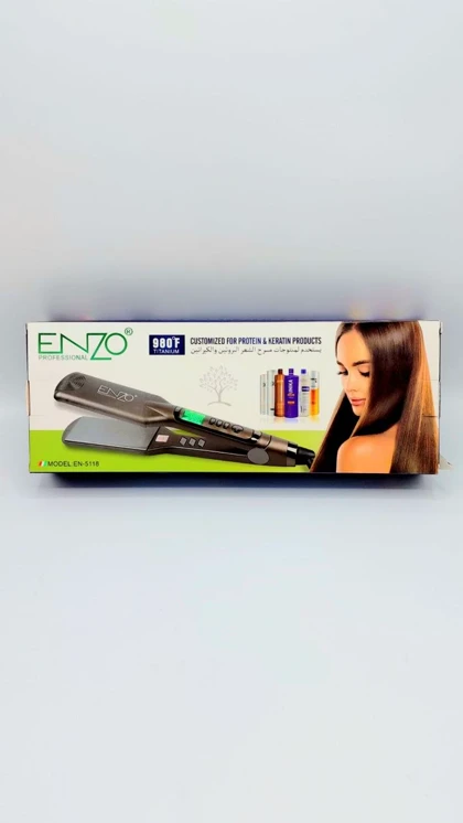 اتو موی حرفه ای ENZO مدل EN-5118 مناسب برای کراتین