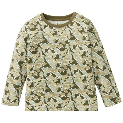 تیشرت آستین بلند پسرانه لوپیلو کد Z-TF43 مجموعه 2 عددی