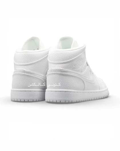 کتانی ویتنامی نایکی ایر جردن وان تریپل وایت ساق‌دار Nike Air Jordan 1 High Triple White