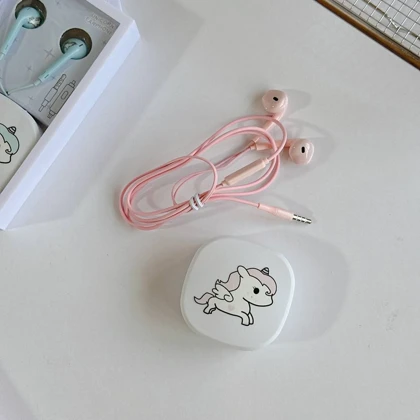 هندزفری فانتزی یونیکورن مدل TUK T-303 Unicorn Wired Earphone