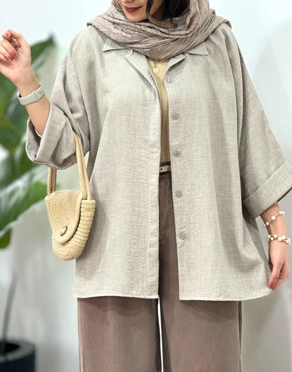 مانتو دکمه مخفی کوک دوزی دیپلمات لنا