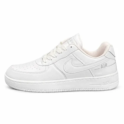 کفش کتانی مردانه زنانه و بزرگ پا مدل ایرفورس سفید Nike Air Force