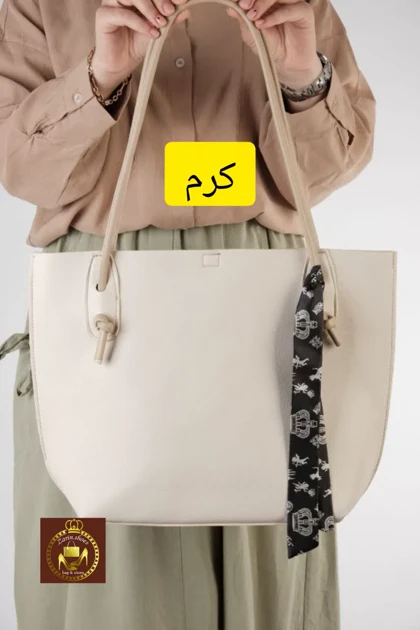 کیف بزرگ دوشی زنانه اسکارفی