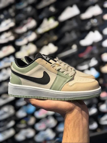 کتانی جردن وان زنانه کرم سبز