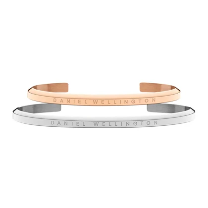 ست دستبند زنانه و مردانه دنیل ولینگتون رزگلد و نقره ای DW-Bracelet-5373-U