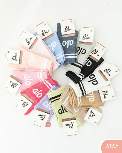 جوراب رنگی alo کد 8286