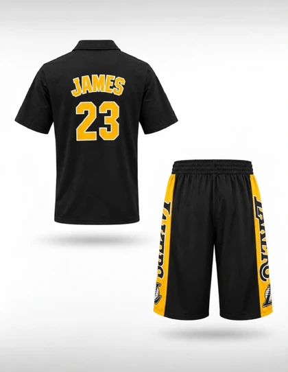 ست پیراهن و شلوارک بیسبال مردانه نایک Nike Lakers Baseball Set M