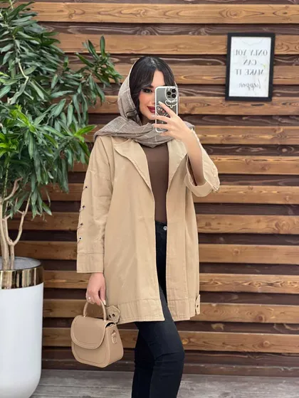 مانتو لینن بغل پاگن آستین حلقه