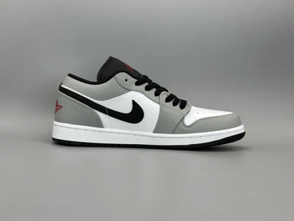 کتانی نایکی جردن1لو اسموک گری/Nike Air Jordan 1 low