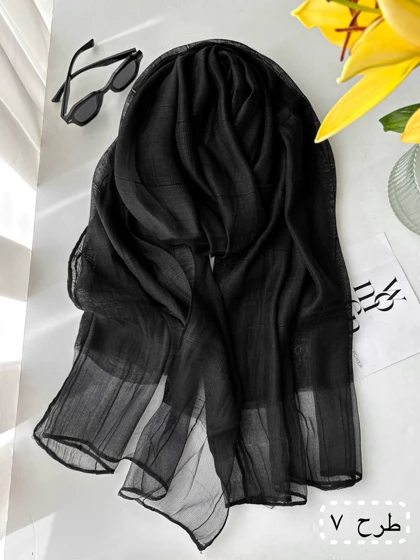 شال ویسکوز مشکی