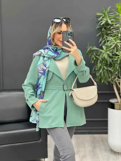 مانتو مازراتی ژیله دار دو جیب