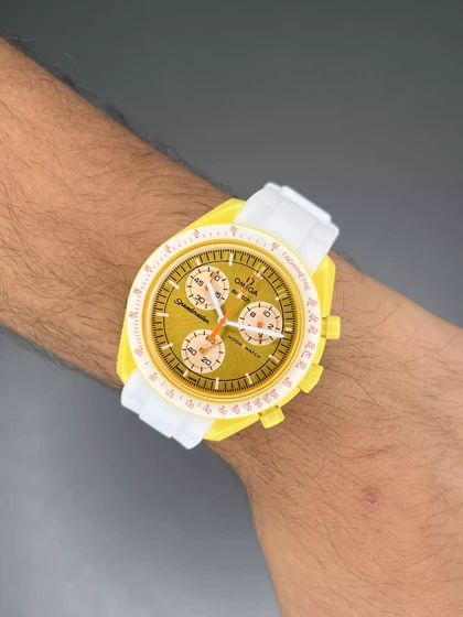 ساعت مچی امگا سواچ رابر ماموریت به خورشید Omega x Swatch Mision to the sun