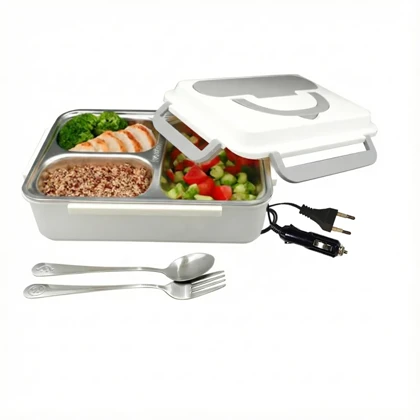 ظرف غذا برقی لانچ باکس فندکی مدل YS-301 ظرفیت 1.8 لیتر