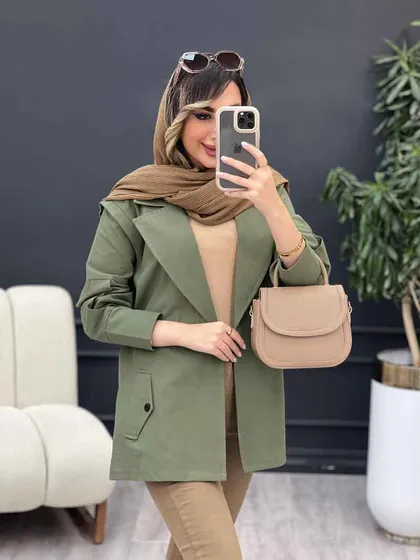 مانتو لینن سر شانه ژیله