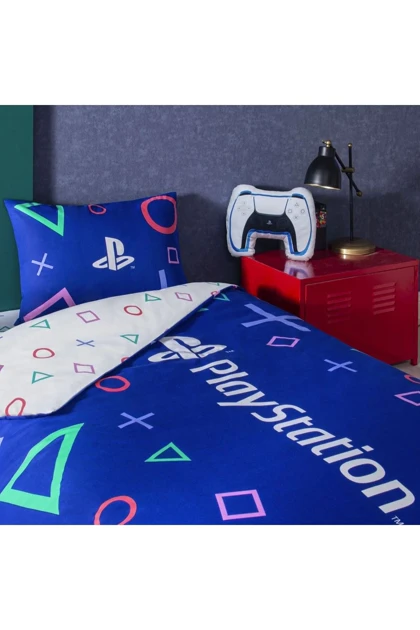 سرویس روتختی یک نفره Taç مدل Playstation پنبه - چندرنگ