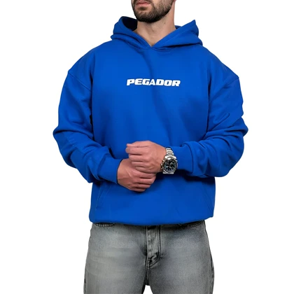 هودی پنبه سه نخ آبی مدل پگادور