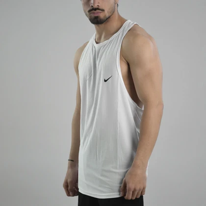 رکابی ورزشی پشت کش دار مردانه نایک مدل VHD-Dri Fit-4K0998 سفید