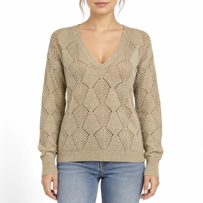 بافت یقه هفت زنانه فلاویا Flavia کد W1314930KN