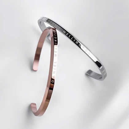 دستبند کلاسیک دنیل ولینگتون زنانه نقره ای Daniel Wellington Silver Bracelet