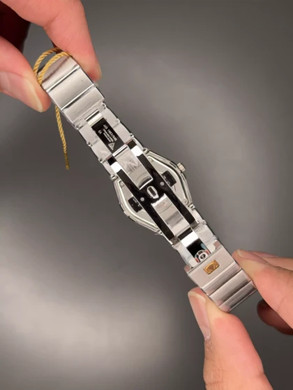 ساعت مچی امگا کانستلیشن بند سیلور صفحه زیتونی Omega Constellation