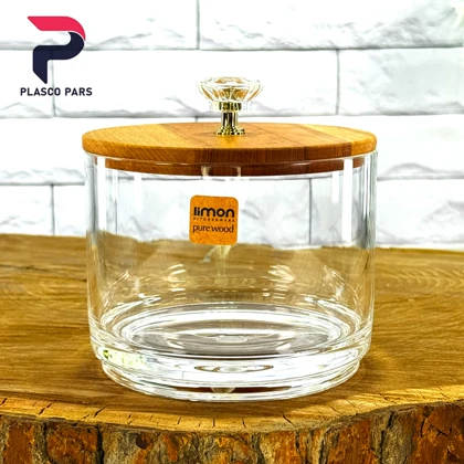 شکلات خوری اکرولیک 1 طبقه درب چوبی لیمون