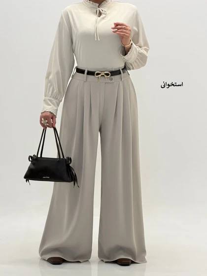 4247-شلوار کرپ مورگان