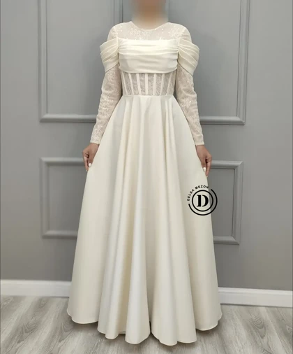 پیراهن بلند ارکیده 7033