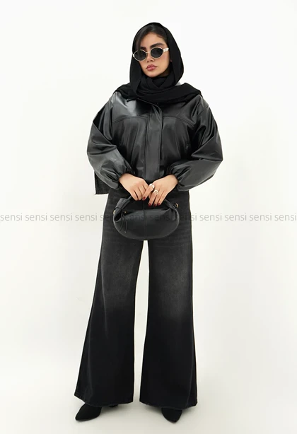 بامبر چرم پایین کش کد1004823