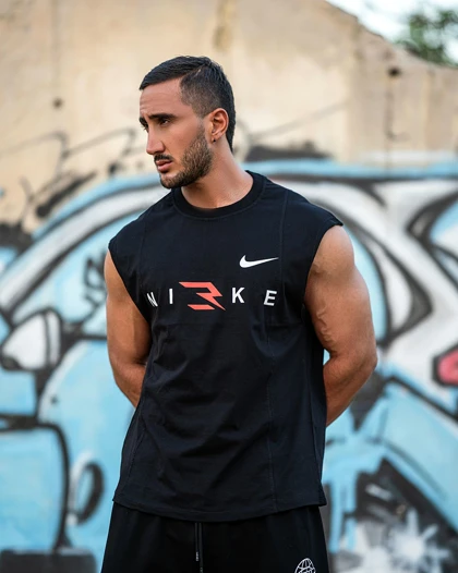 رکابی ورزشی وست NIKE مشکی RR