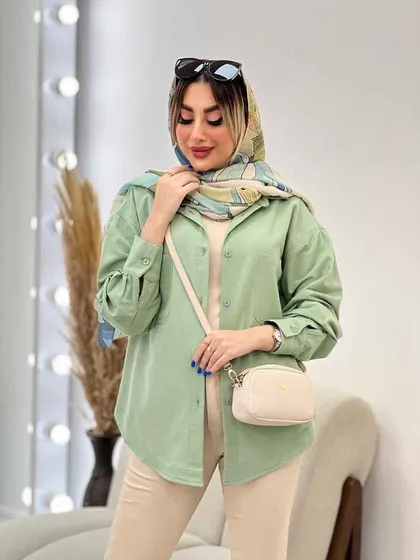 مانتو دو جیب ترنگ