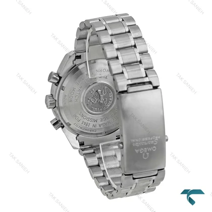 ساعت امگا اسپیدمستر مردانه استیل صفحه سفید Omega-7478-G