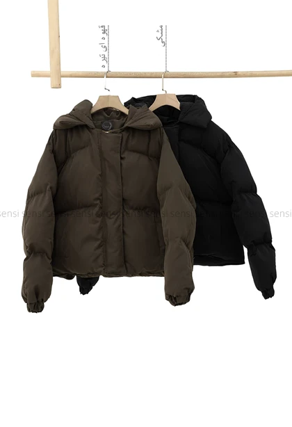 کاپشن پفی کلاه دارکد1004885