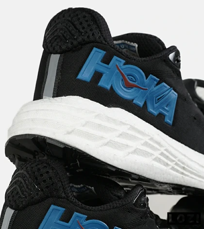 کفش کتانی مشکی آبی HOKA