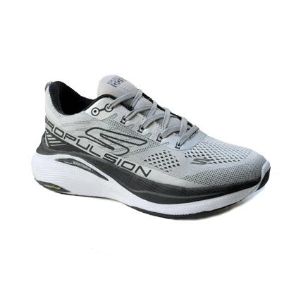 کتانی اسپرت ورزشی مردانه مدل اسکیچرز Skechers رنگ نقره‌ای کد 51456