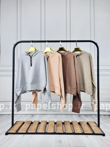 کراپ دورس نیم زیپ